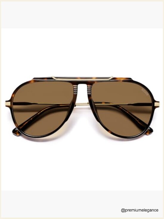 Retro Oversized Aviator Sunglasses Square UV400 Protection Unisex main image 4